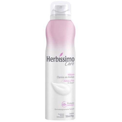 Desodorante Aerossol Antitranspirante Herbissimo Care Hibisco